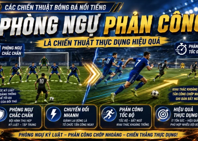 Các Chiến Thuật Bóng Đá Nổi Tiếng Được Nhiều Đội Bóng Áp Dụng